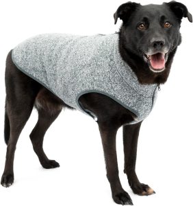 Kurgo Core Dog Sweater – Fleece-Lined Knit Jacket, Zipper